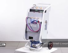 KRW134AMS KraftWell - Обзор станции для заправки автомобильных кондиционеров