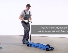 Обзор домкрата подкатного T6 MEGA