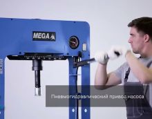 Обзор на пресс напольный гидравлический 20т ручной и ножной привод Обзор на пресс напольный гидравлический 20т ручной и ножной привод
