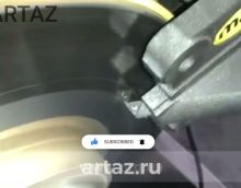 В работе станок проточки тормозных дисков БЕЗ снятия MAD